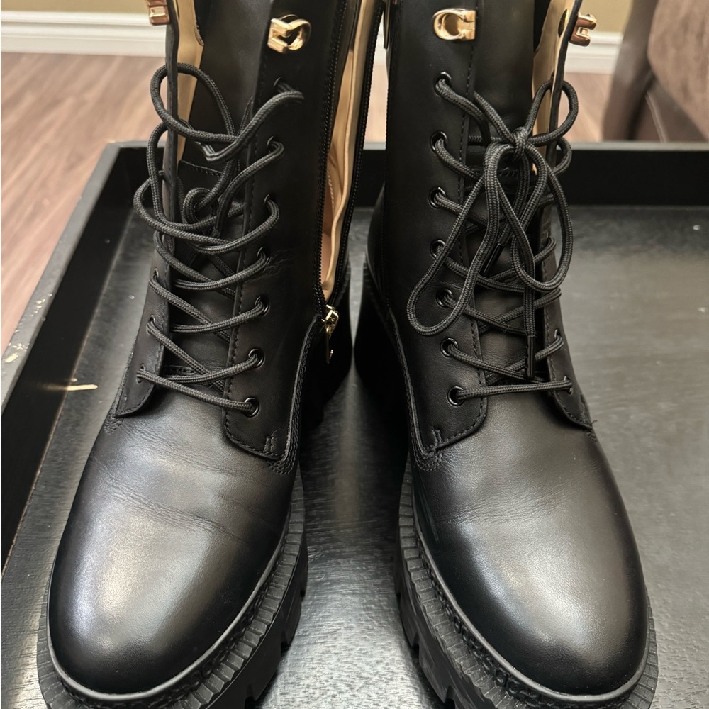 Worn once COACH ankle boots.